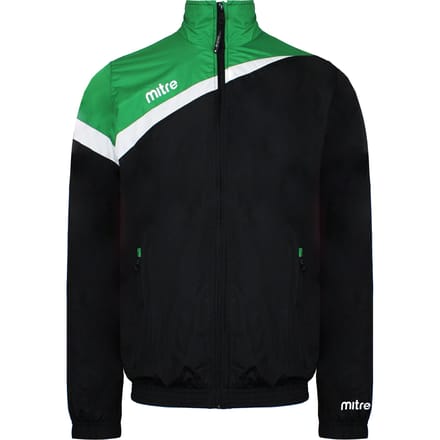 Mitre Polarize Heren Zwart/Groen Regenjas