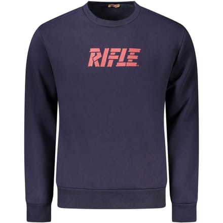 Rifle Blauwe Katoenen Heren Trui