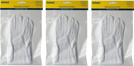 3 x Duoprotect Handschoen - Katoen - Medium