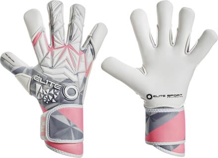 Elite Sport Sakura Keepershandschoenen - Wit / Roze | Maat: 9