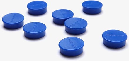 Scritto® Witboard Magneten Set 2 cm Blauw - Syna MAGNETS20BLUE