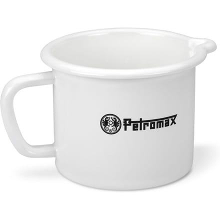 Petromax Emaille Melkkan Wit 1.4L – Lichtgewicht, Krasvaste Emaille Voor Binnen & Buiten