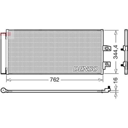 Condensator, airconditioning DENSO DCN33016