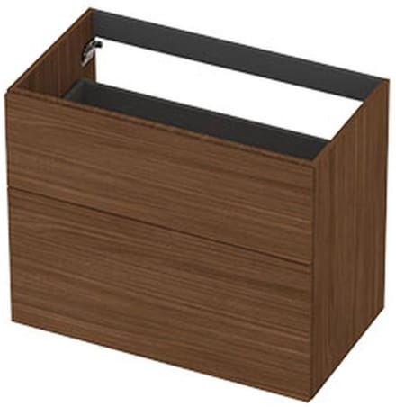 INK - Onderkast 2L A-sym Decor Tbv Grepen - 800x450x650 Mm - Warm Walnoot