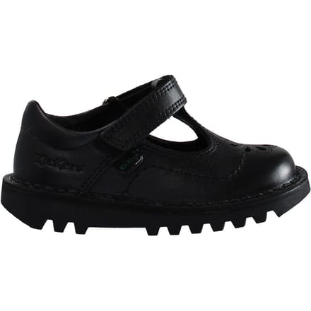 Kickers T-Bar Flutter kinderschoenen zwart