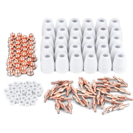 Lot de 130 buses de découpe plasma pour pistolet de soudage de véhicule, accessoires pour PT31 LG40