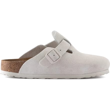 Suède klompen Birkenstock Boston