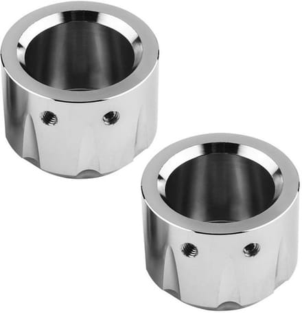 Onf3 - Motorcycle Chrome Vooras Cover Cap - Aluminium - Eenvoudig te