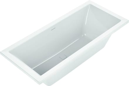Ben Quadralux inbouwbad 2-persoons 180x80cm glans wit acryl incl. afvoer wit