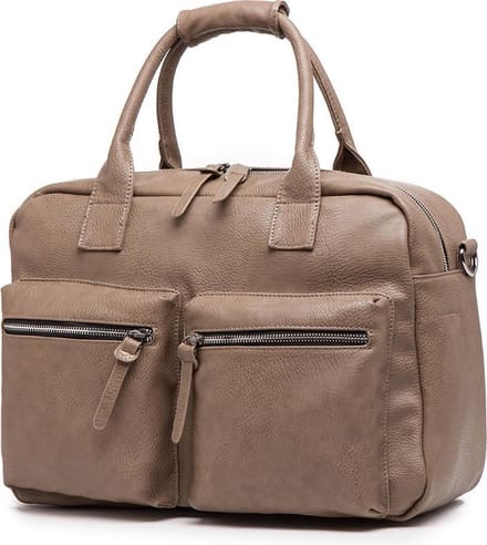 Wimona Alessia 1104 Schoudertas / Laptoptas - 15,4 inch - Taupe