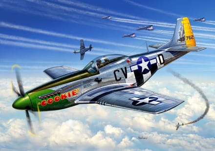 Revell Modelbouwpakket Militaire voertuigen - 04148 P-51D Mustang Plastic - 1:72 - Modelbouw