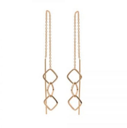 Karma Pull Through oorbel M1868 Triple square