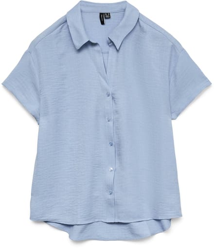 VERO MODA - VMMELANEY QUEENY SS SHIRT WVN - Dames - Blouses