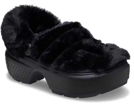 Crocs Stomp Lined Quilted Clog Black Maat 38/39 M6/W8