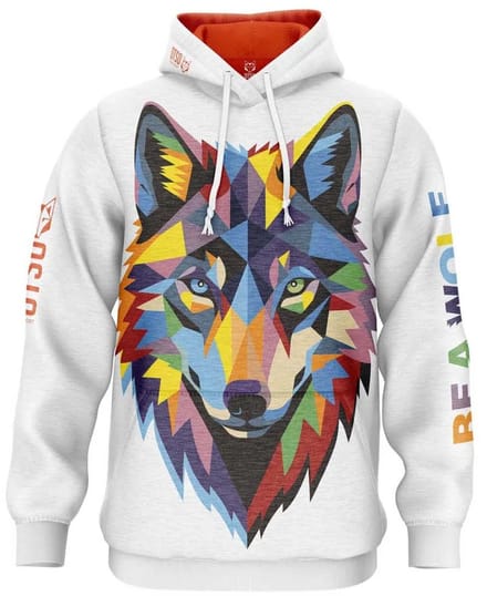 Otso Be A Wolf Hoodie Wit XS
