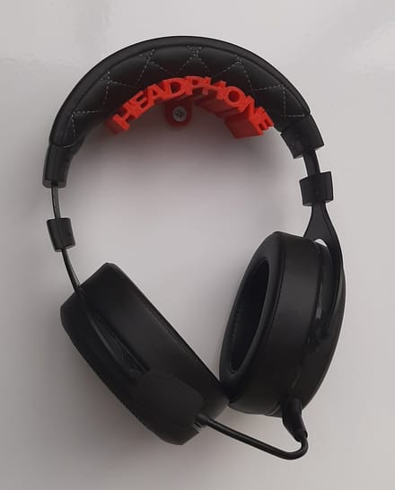 Hoofdtelefoon houder - muurbevestiging - wandbevestiging - Rood