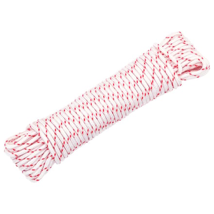 vidaXL - Trekkoord - startkoord - wit - en - rood - Ø3 - mm - 10 - m - nylon