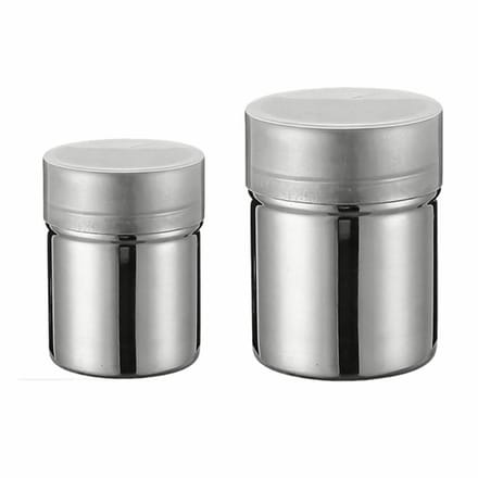 Allecto - Poedersuiker Strooier - Roestvrijstalen Shaker - 2 Stuks