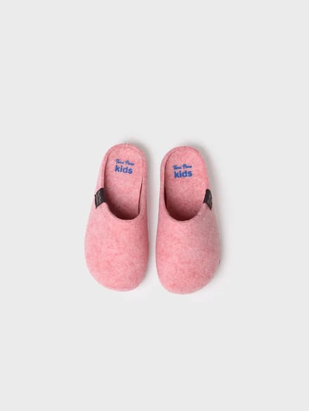 Kinderslippers van gerecycled vilt | LOGAN-FR