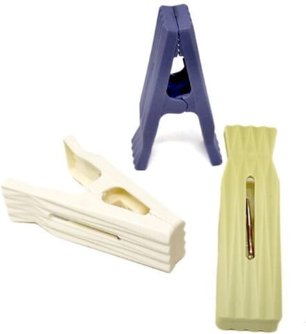 Concorde wasknijpers - 20x - kleurenmix - kunststof - 7 cm