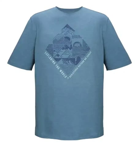 KILLTEC - KOS 24 Men TSHRT - Blue - Size XXL