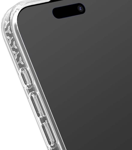 Force Case, Hoesje geschikt voor iPhone 17 Pro - MagSafe AIR, Transparant