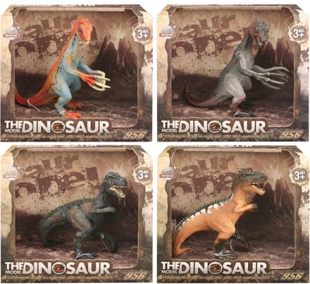 Medium Solid Dinosaurs 20X10X18 Ass.