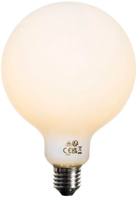 LUEDD Set van 5 E27 dimbare LED lamp opaal G125 5W 450 lm 2200K