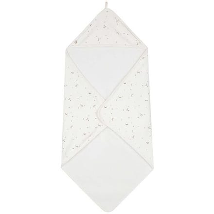 Prénatal badcape Ster en Maan Ivory White unisex