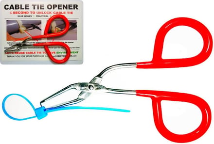 Kabelbinder Ontgrendelaar Roestvrij Staal - Herbruikbare Kabelbanden Openen in 1 Seconde
