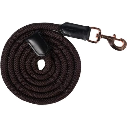 HKM - Halstertouw -Rosegold Glamour- Style karabijnhaak - Bruin
