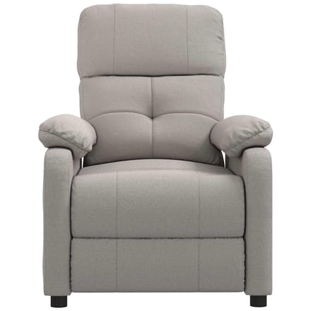 Uitklapbare Massagestoel, Taupe, Bekleed met Stof