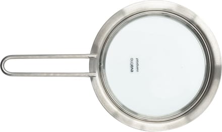 Eva Trio - Deksel Glas Ø 13 cm - Roestvast Staal - Zilver -