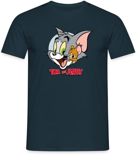 Tom En Jerry Knuffelig T-Shirt Heren