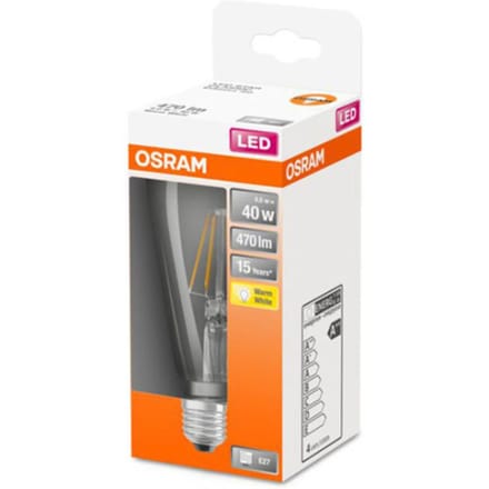 OSRAM Classic ST LED lamp E27 4W 2.700K helder