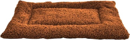 Topmast Hondendeken Dierenmat Benchmat Soft Fleece - Bruin - 75 X 45 cm