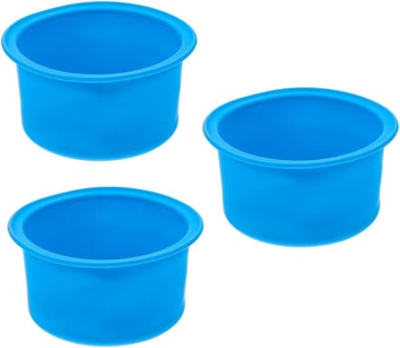 Waxverwarmer Pot - Harsverwarmer Accessoire - Ontharen Thuis - Herbruikbare Siliconen - 12 cm Diameter - Blauw