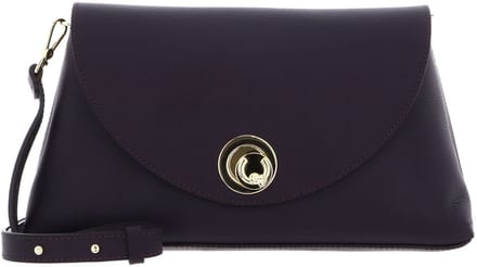 COCCINELLE Leren schoudertas Nikla Handbag Double Grainy Leather Prune / Ribes donkerpaars
