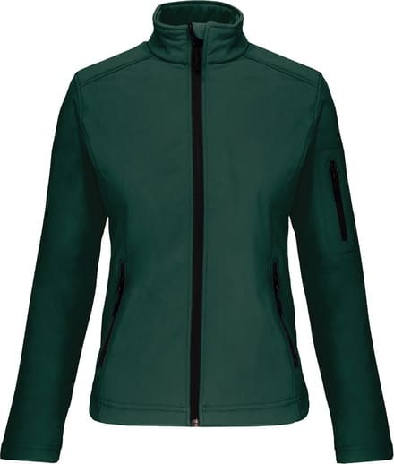 Kariban Dames softshell jas K400 - Bottle Green - S