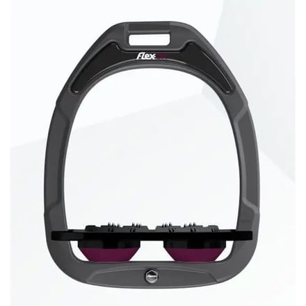 Ultra Grip Platte Klemmen Antraciet/Zwart/Pruim Flex-On Green Composite