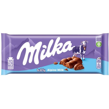 Milka Chocolat au Lait Bubbly 90 g