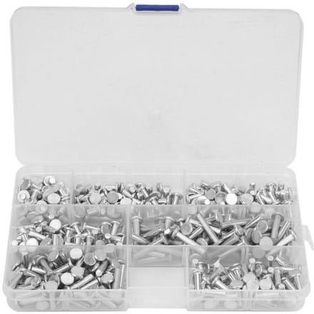 Allecto - Massief Aluminium Pankopklinknagel M4 Blind Rivet
