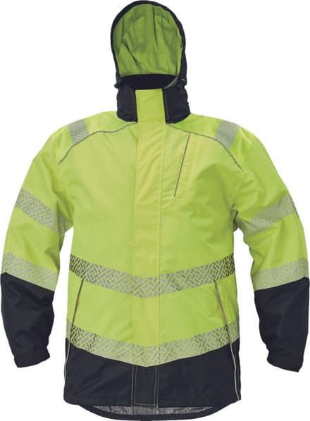 Cerva KNOXFIELD PROFI high-vis jas 03010541 - HV Geel/Zwart - M