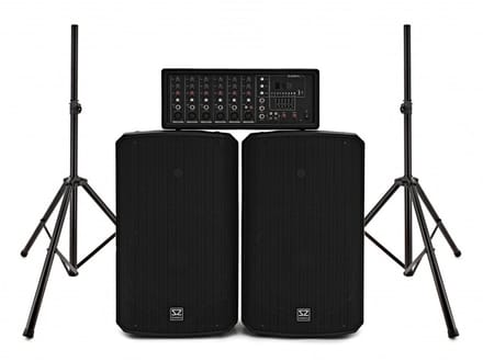 SubZero SZPA-612 250W 12 PA-systeem met Standaards