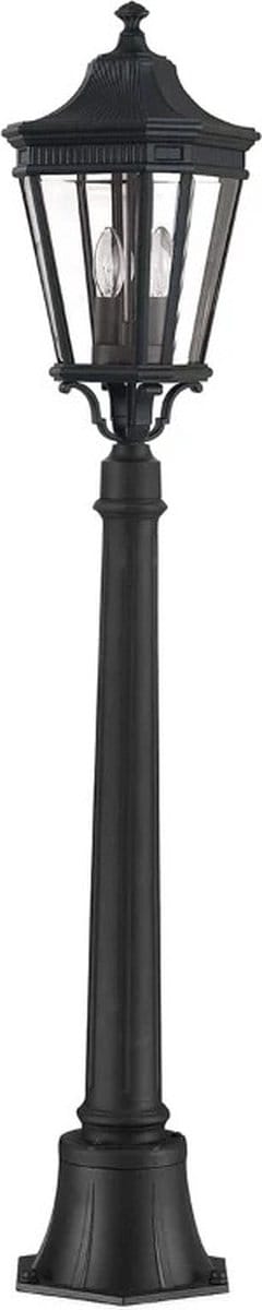 Feiss LED Tuin Pilaar Cotswold Lane | 2X E14 Max 60W | IP44 (Outdoor) | Black