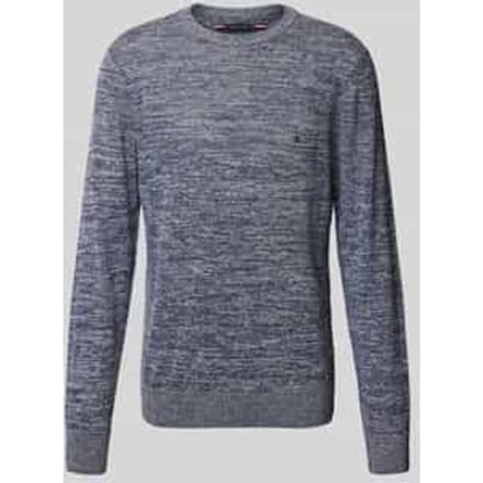 Gebreide pullover met ribboorden