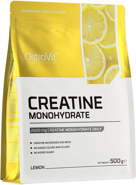 Creatine - OstroVit Creatine Monohydraat 500 g - 500g Citroen