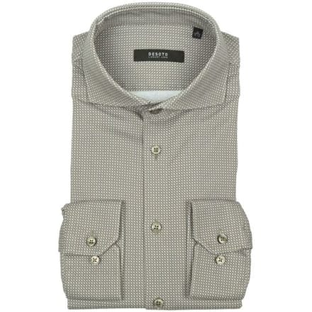 Desoto Luxury Overhemd Stitch Design Jersey Khaki / male