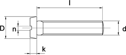 Metaalschroef Ck RVS A4 M3x10mm - 200 stuks