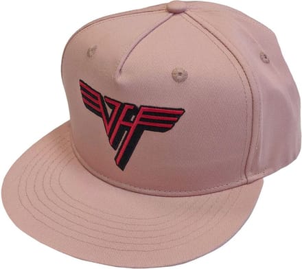 Van Halen - Classic Red Logo Snapback Pet - Roze